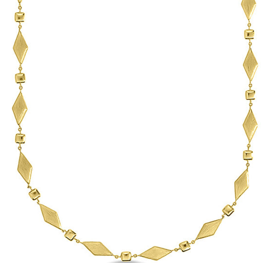 14ct Gold Kite Link Necklace