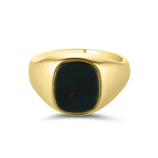Yellow Gold Gent's Bloodstone Ring