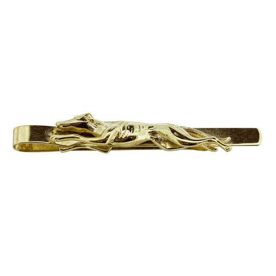9ct Yellow Gold Greyhound Tie Bar