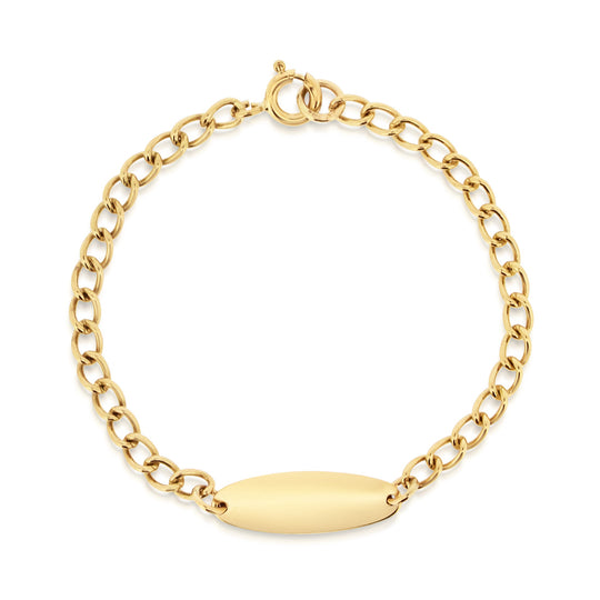 9ct Yellow Gold Baby Link Bracelet