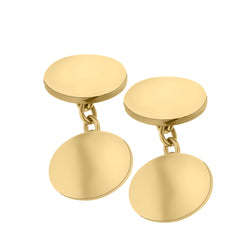 9ct Yellow Gold Heavyweight Cufflinks