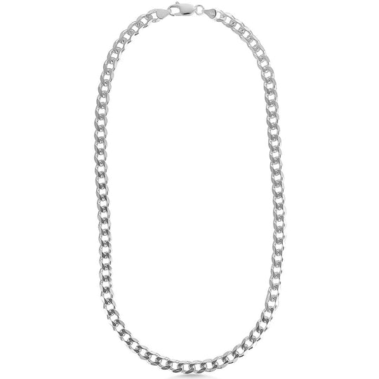 Sterling Silver Heavyweight Curb Link Chain