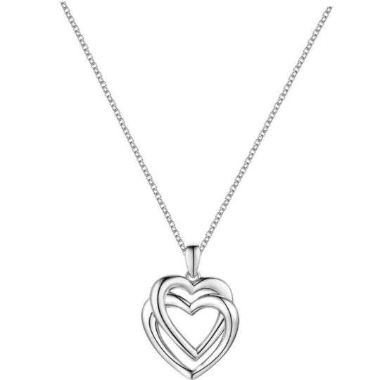 Sterling Silver Double Happiness Pendant