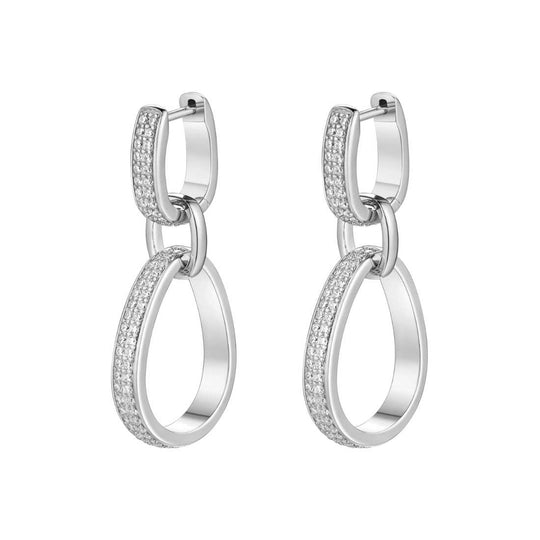 Sterling Silver Solid Flair Earrings
