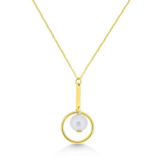 9ct Pearl Drop Pendant