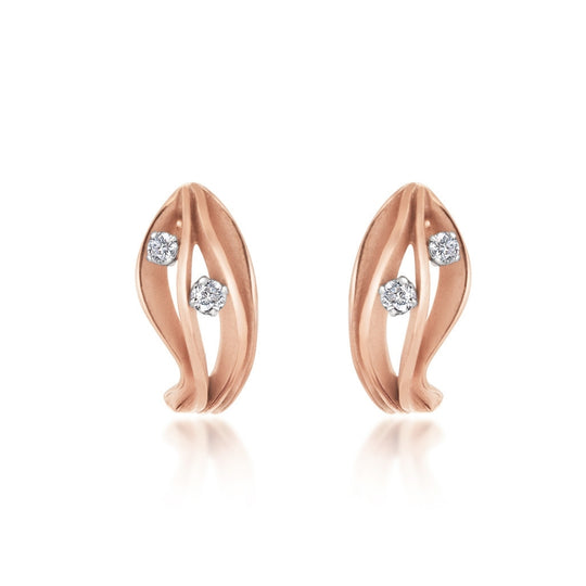 18ct Pink Champagne Gold Annamaria Cammilli Stud Earrings