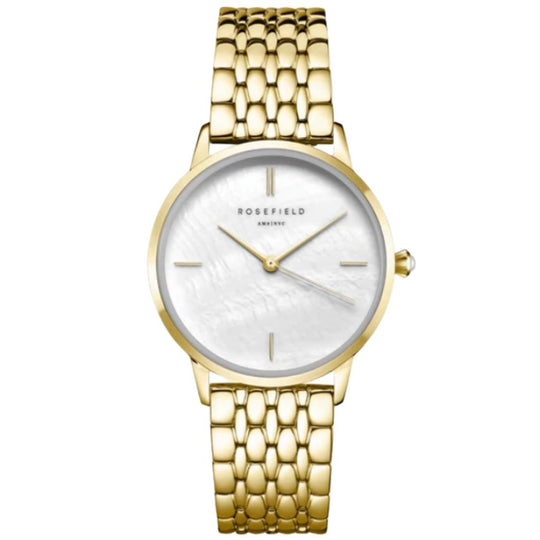 Rosefield Pearl Edit Gold Watch