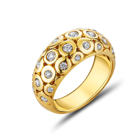 18ct Yellow Gold Diamond Eternity Ring
