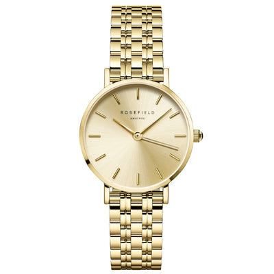 Rosefield Small Edit Champagne Watch