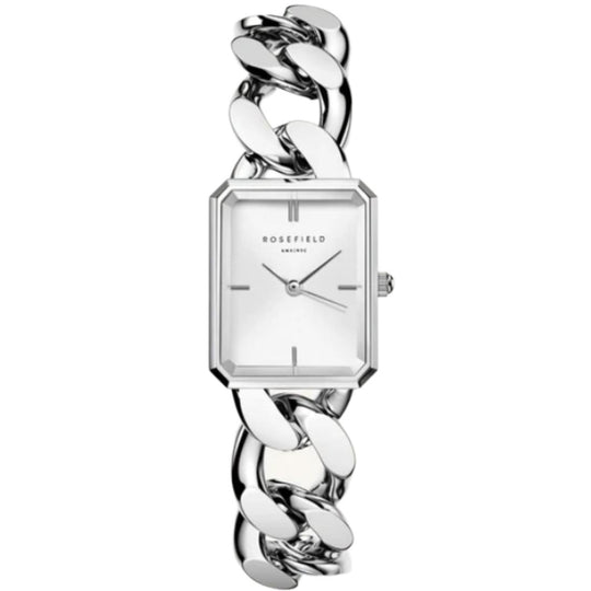 Rosefield Octagon XS Studio Silver Watch