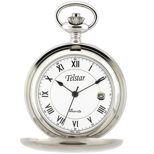 Telstar Stainless Steel Pocket Watch