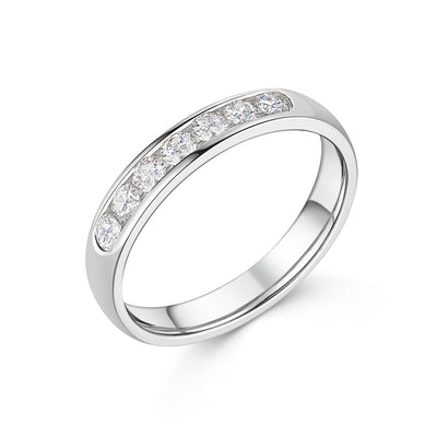 18ct White Gold Seven Diamond Ring