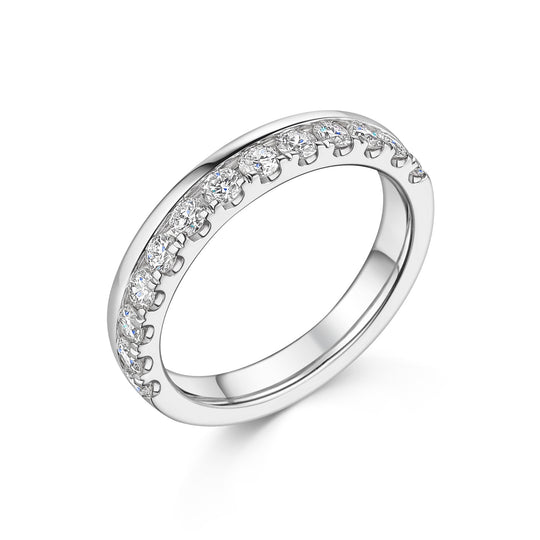 18ct White Gold Diamond Wedding Ring